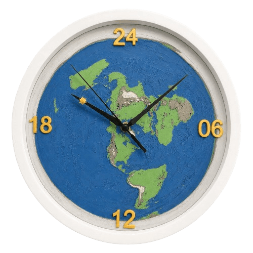 Sun Tracking Earth Clock front view